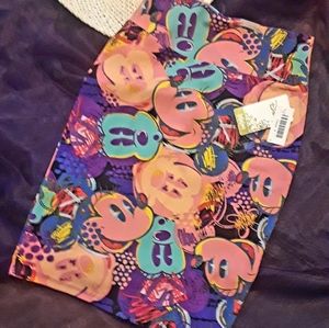 LuLaRoe Disney Skirt-Mickey New w/ Tag Small